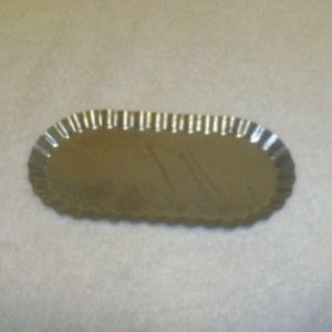 Galvanized Steel Candle Pan - 5.5" Oblong #64PLU (NWT) #7